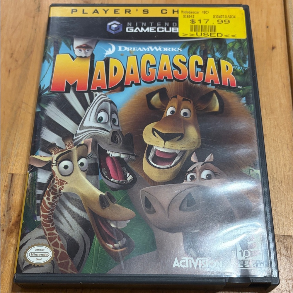 🖤Nintendo GameCube Madagascar Game🖤